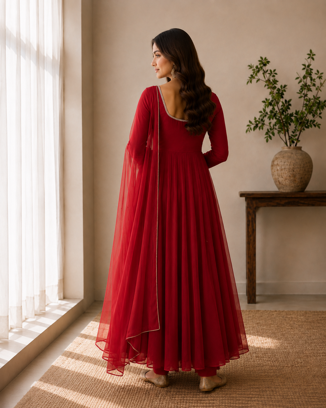 Gulnaar Anarkali set