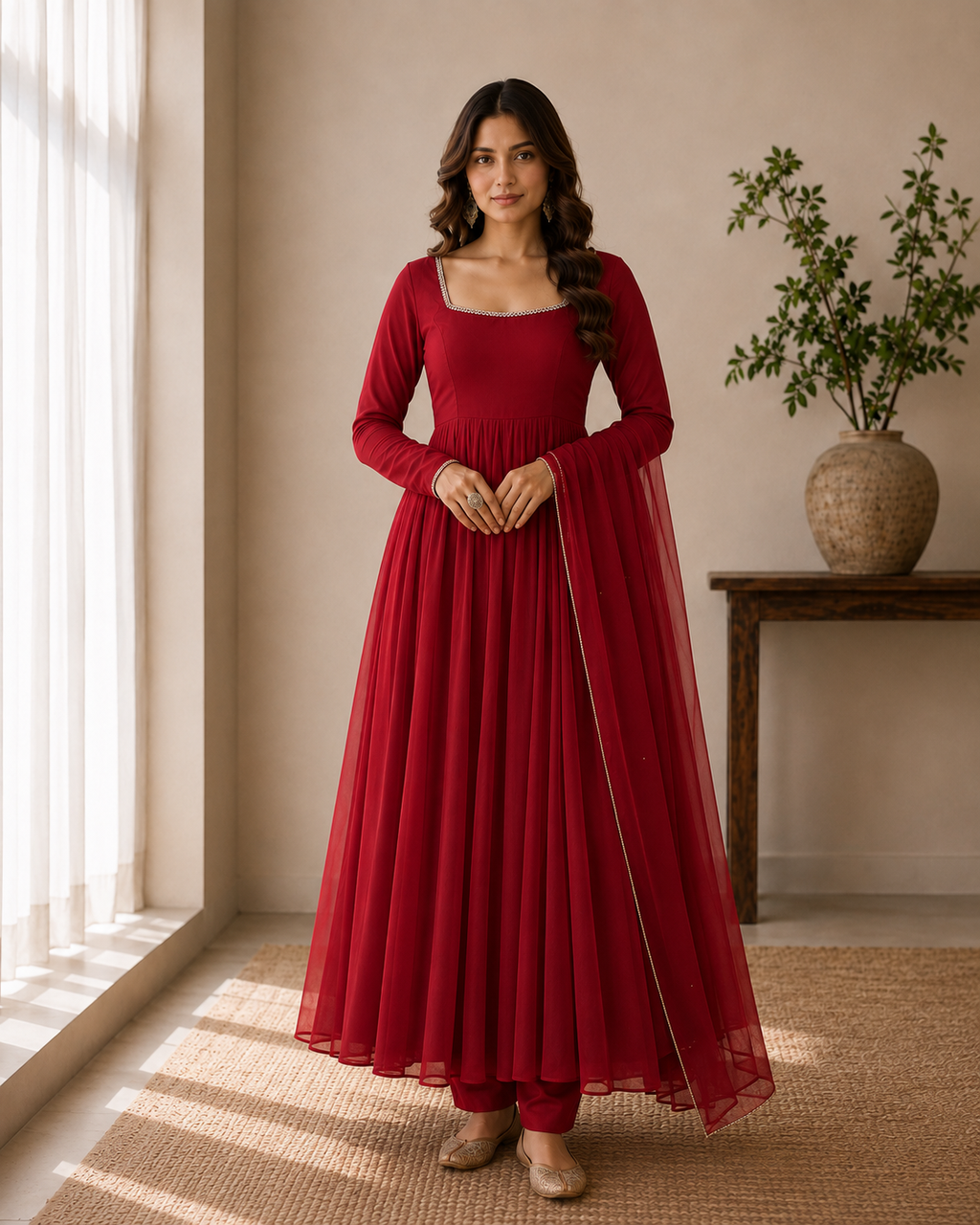 Gulnaar Anarkali set